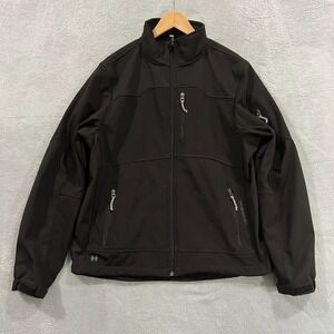Black Diamond Performance Jacket Men's Medium‎ Black High Collar Water-Resistant